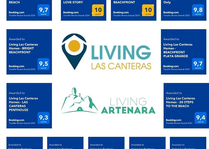 アパート Living Canteras Homes - Front-line ラスパルマス・デ・グランカナリア